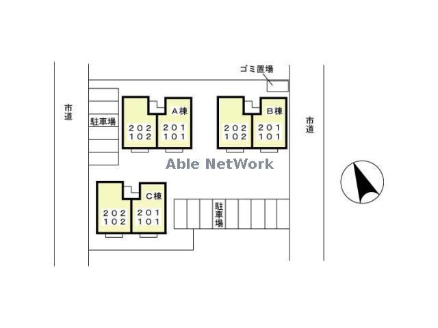 ひばり野ハイツＡの物件外観写真