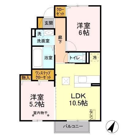 ルミナス(あすみが丘)の物件間取画像