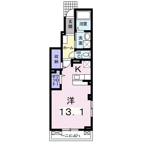 クラスターヒルの物件間取画像