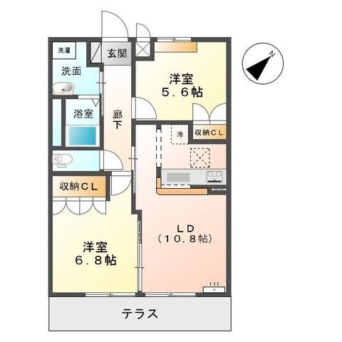 グランウッドＡの物件間取画像