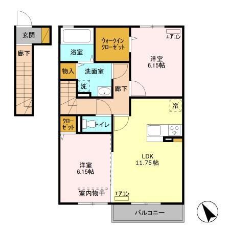 アマービレBの物件間取画像