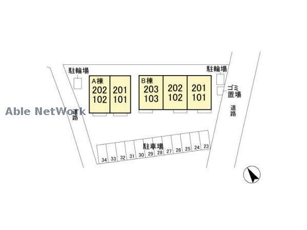 アマービレBの物件外観写真