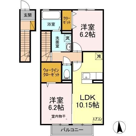 ＷＩＴ市原の物件間取画像
