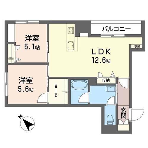 コージーベイハウスの物件間取画像