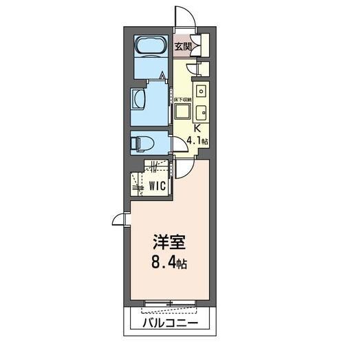 八幡宿駅 徒歩6分 1階の物件間取画像