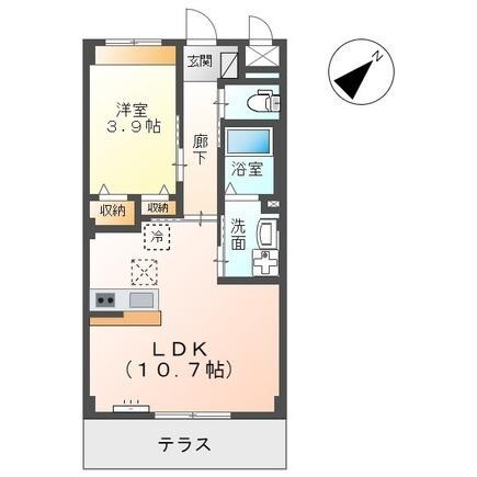 八幡宿駅 徒歩23分 1階の物件間取画像