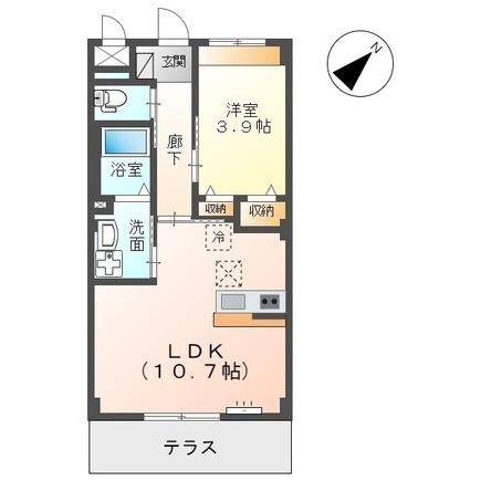 ニューコスモの物件間取画像