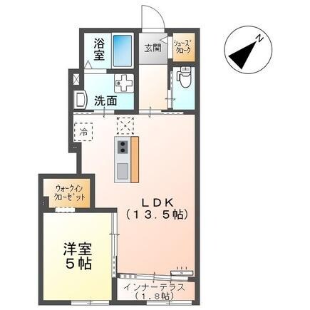 八幡宿駅 徒歩15分 1階の物件間取画像