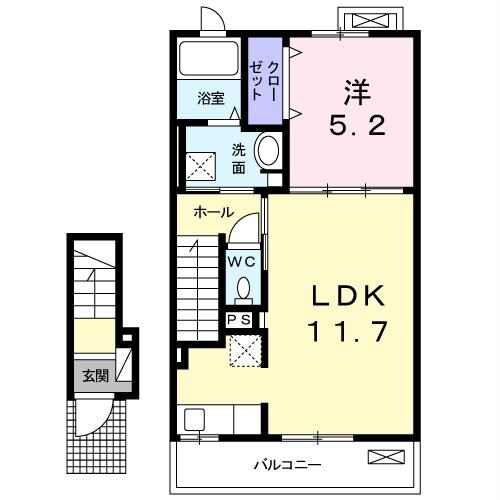 サンヒルズの物件間取画像