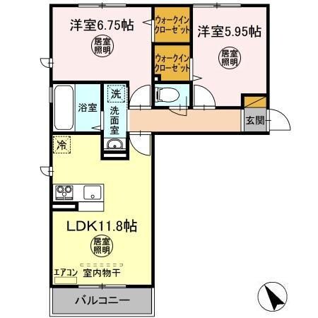 サンフラワー（五井）の物件間取画像