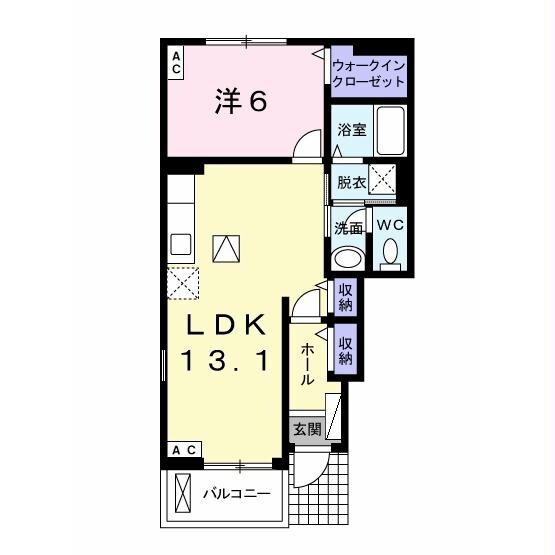 クラシオンの物件間取画像