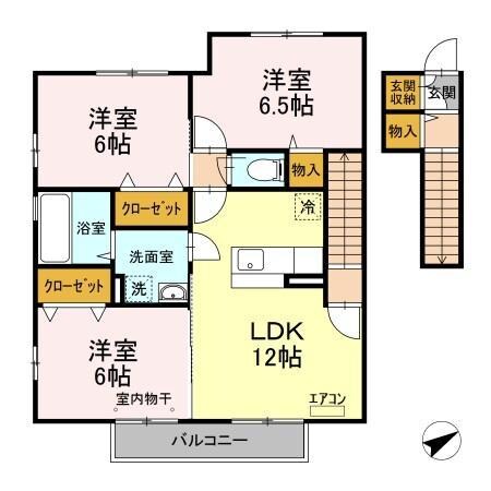 アムール(五井西)の物件間取画像