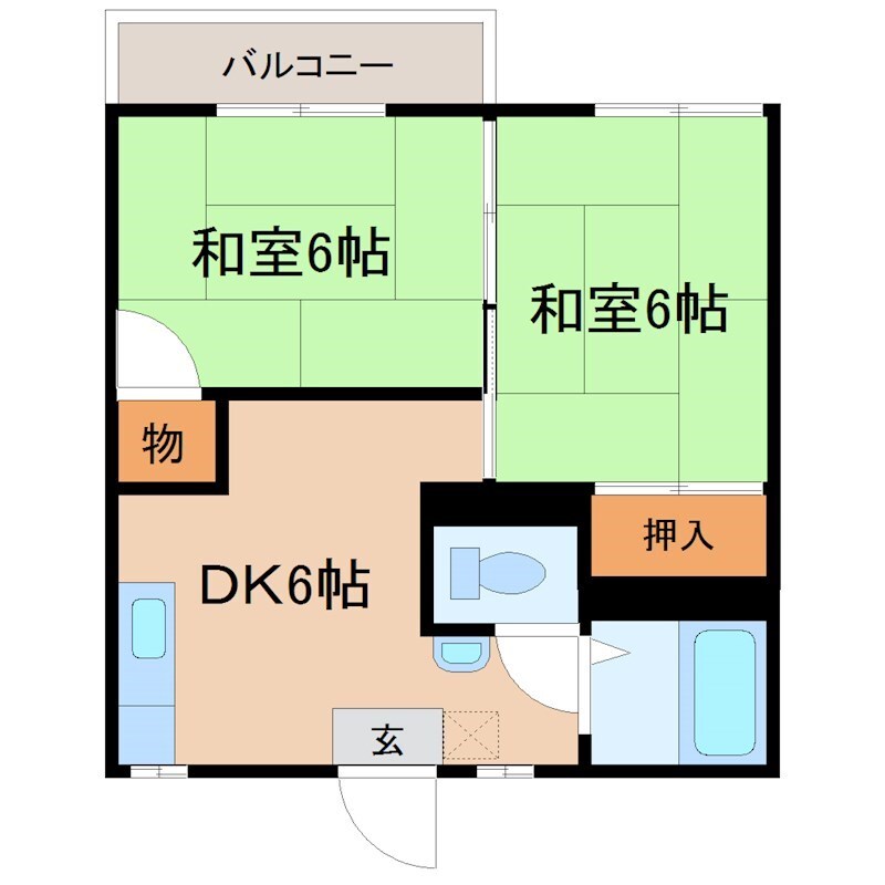 物件間取画像