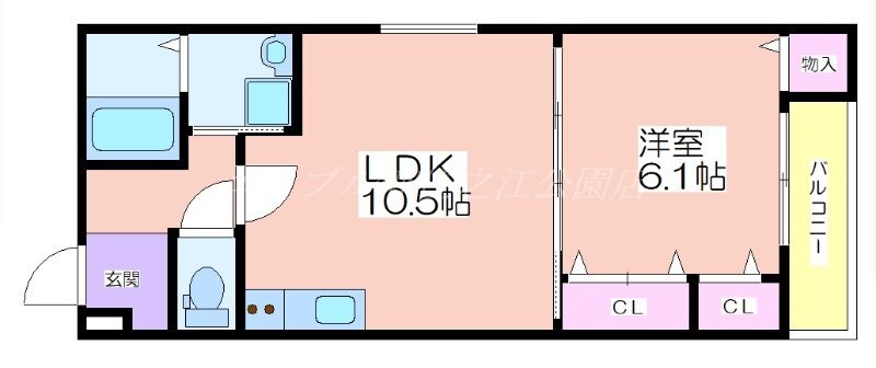 フジパレス粉浜の物件間取画像