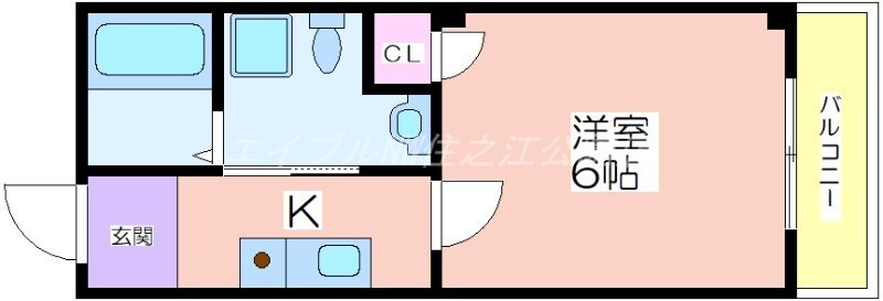 グランドキャパ沢之町の物件間取画像