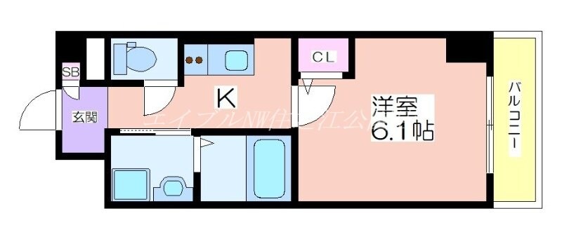 アーバンパーク住之江公園Ⅰの物件間取画像