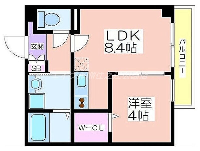 GARDENIA天王寺南の物件間取画像