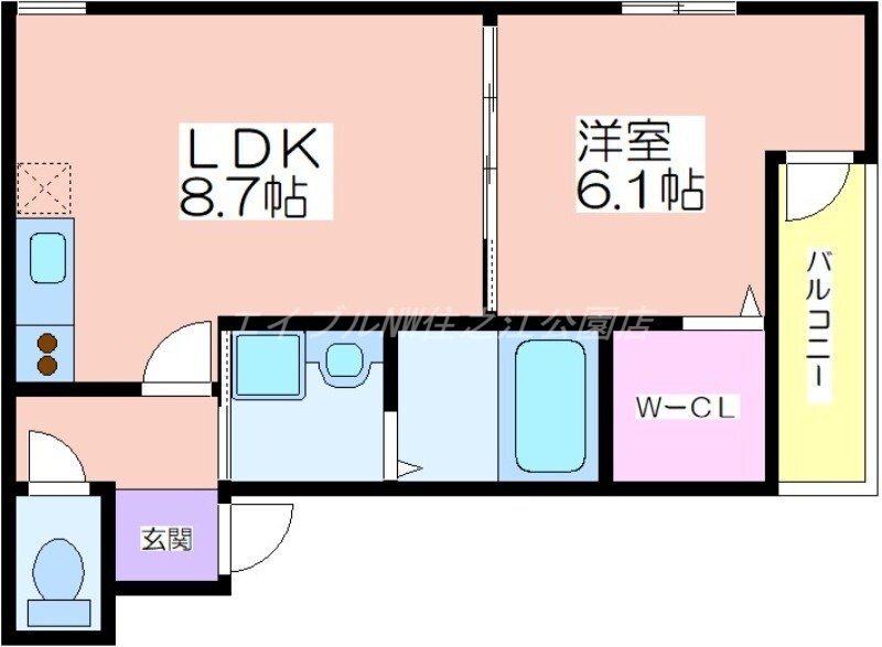 フジパレス遠里小野イーストの物件間取画像