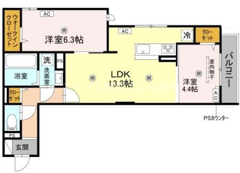 メゾン　ド　セリジエの物件間取画像