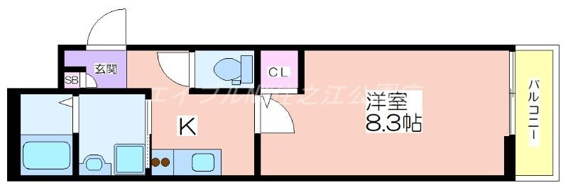 エスクード凪の物件間取画像