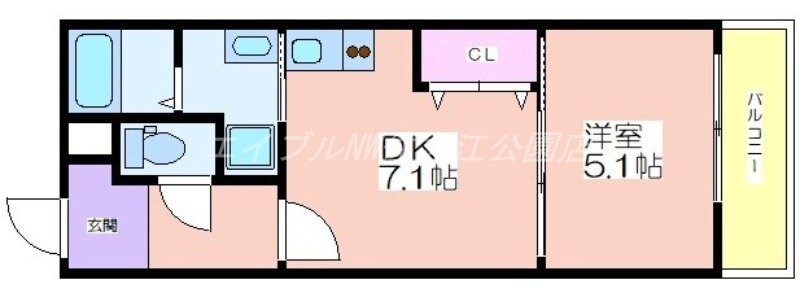 フジパレス杉本町Ⅰ番館の物件間取画像