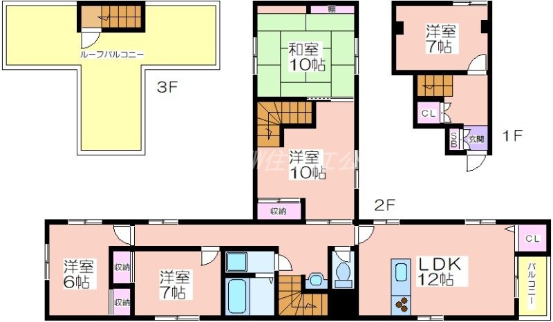 ロングヴィレッジの物件間取画像