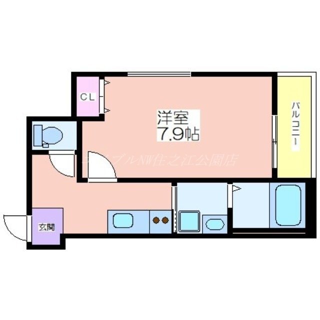 フジパレス住吉公園の物件間取画像