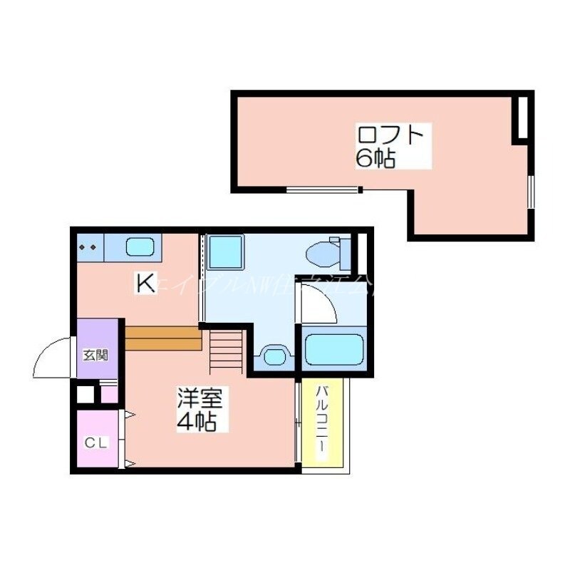 リアージュ住之江舎の物件間取画像