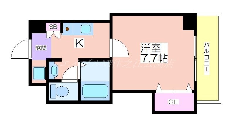 Ｍ’プラザ住吉公園壱番館の物件間取画像