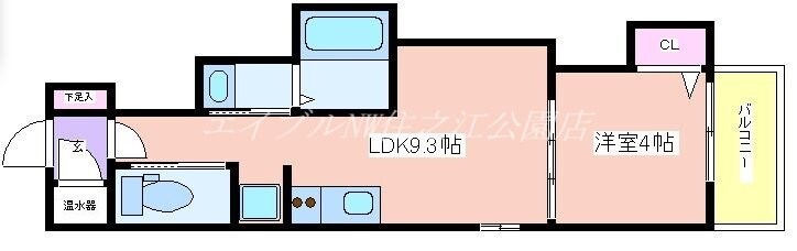 F asecia KENSHUの物件間取画像