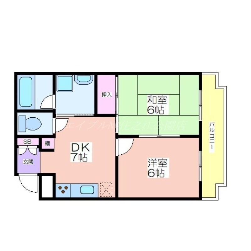 ラフィネシエルの物件間取画像