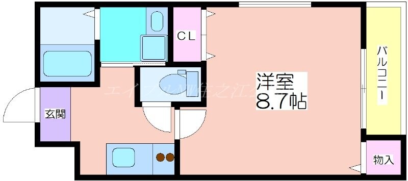 フジパレス住ノ江駅南ノースの物件間取画像