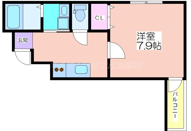 フジパレス住ノ江駅南ノースの物件間取画像