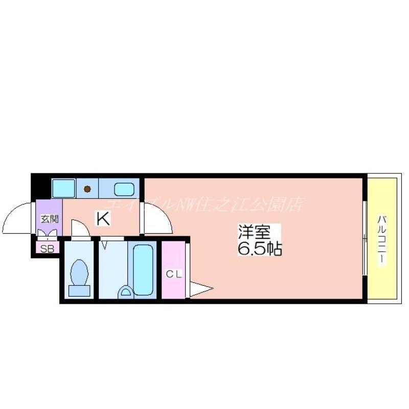 ウィンヒルズ難波南の物件間取画像