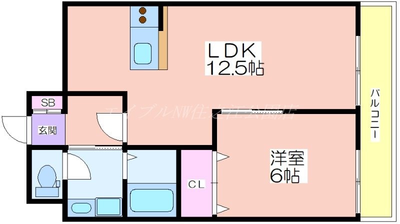 LakiaMaisonAbikoの物件間取画像