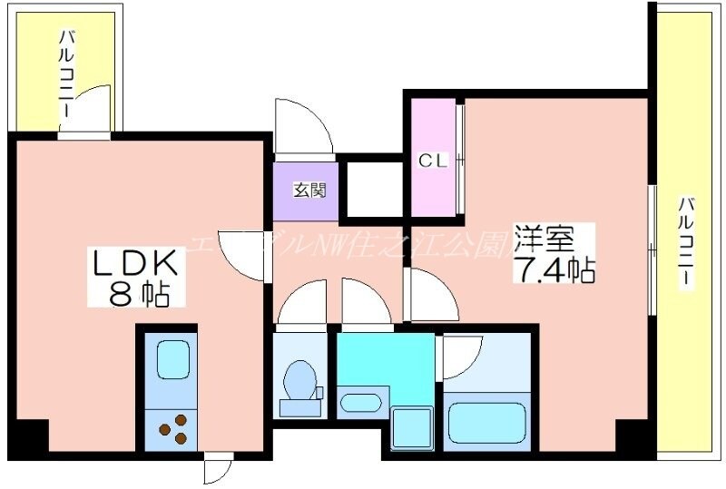 T・mission IN OSAKA　FRONTの物件間取画像