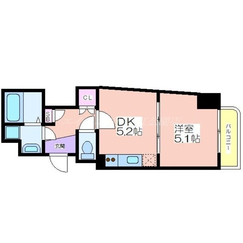 SOAR　SHINIMAMIYAの物件間取画像