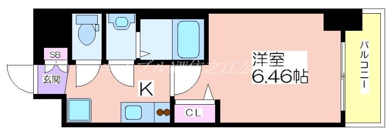 住之江公園レジデンスの物件間取画像