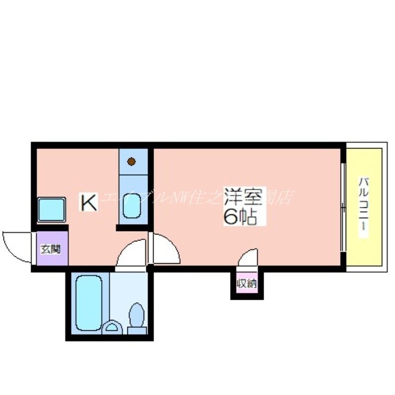 明星館の物件間取画像