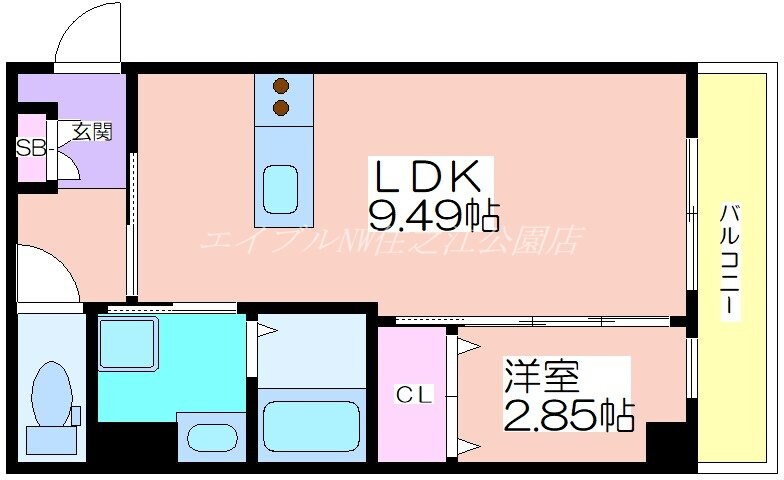 テラ我孫子町の物件間取画像