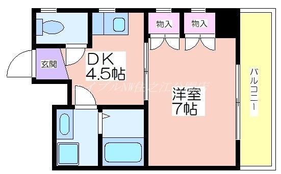 トミー伍番館の物件間取画像