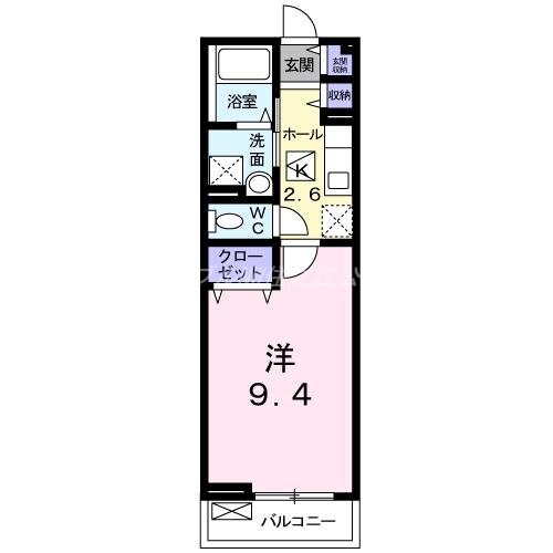 カーサ　セレナの物件間取画像