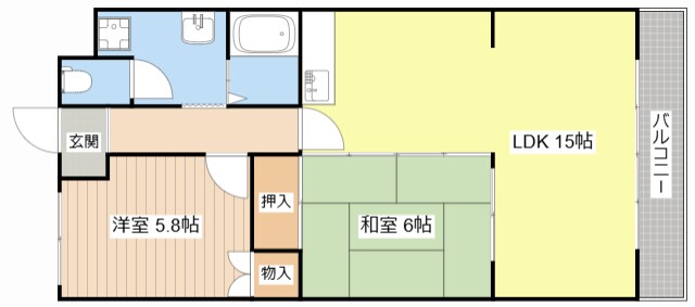 疋田マンションの物件間取画像