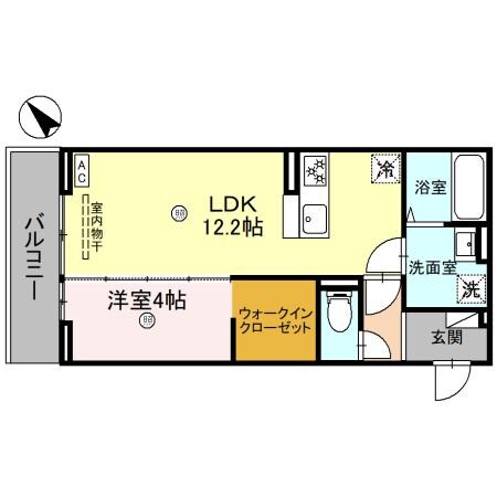 BRANSIA目川の物件間取画像