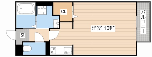 ヴィラタッツミーの物件間取画像