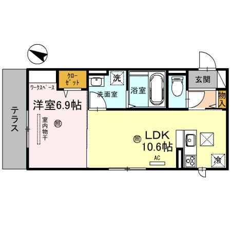 マハロの物件間取画像