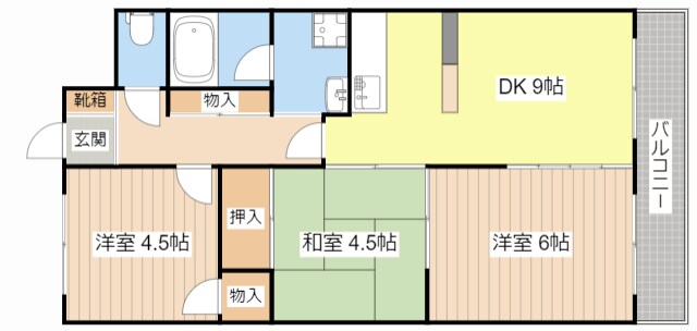 シャングリラの物件間取画像