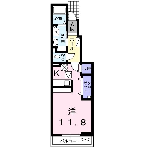 クレセラ　キャトルの物件間取画像