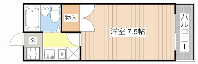 コーポ新城の物件間取画像