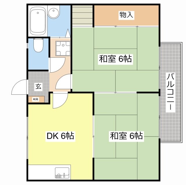 エステート近畿日野Ａの物件間取画像